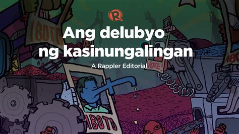 [EDITORIAL] Ang delubyo ng kasinungalingan .